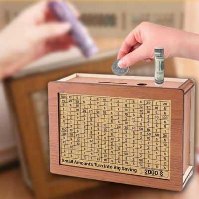 Drevená krabička na peniaze | COINSAVE