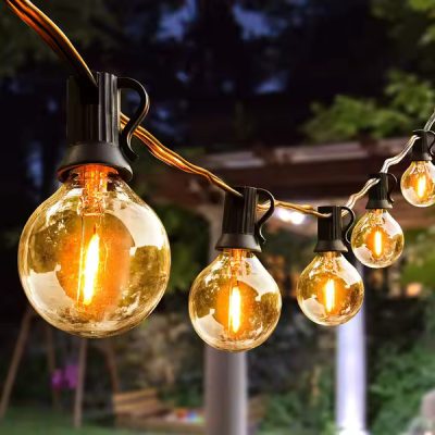 G40 guľové svetelné reťaze - 25 žiaroviek, 7,5 m, rozšíriteľné | YARDBULBS