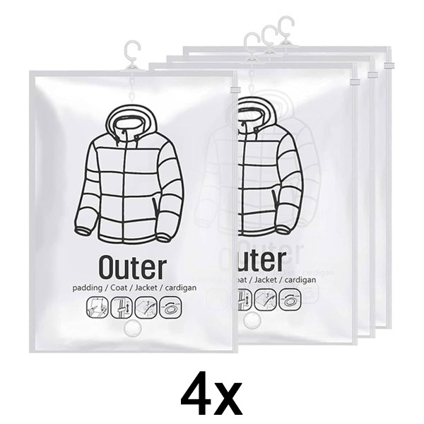 1x Závesné vákuové vrecia (4 ks) | VACUHANG