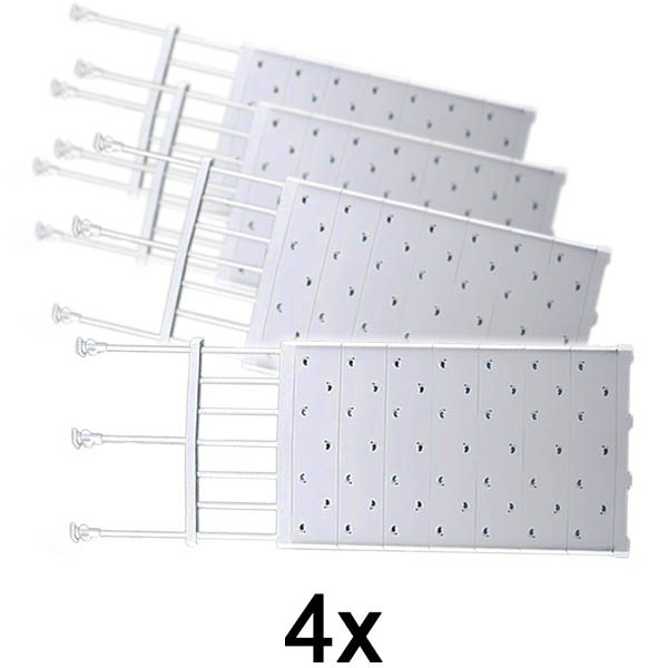 4x Rozšíriteľný úložný regál | SHELFEXPEND