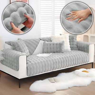 Plyšový poťah na pohovku | VELVECO